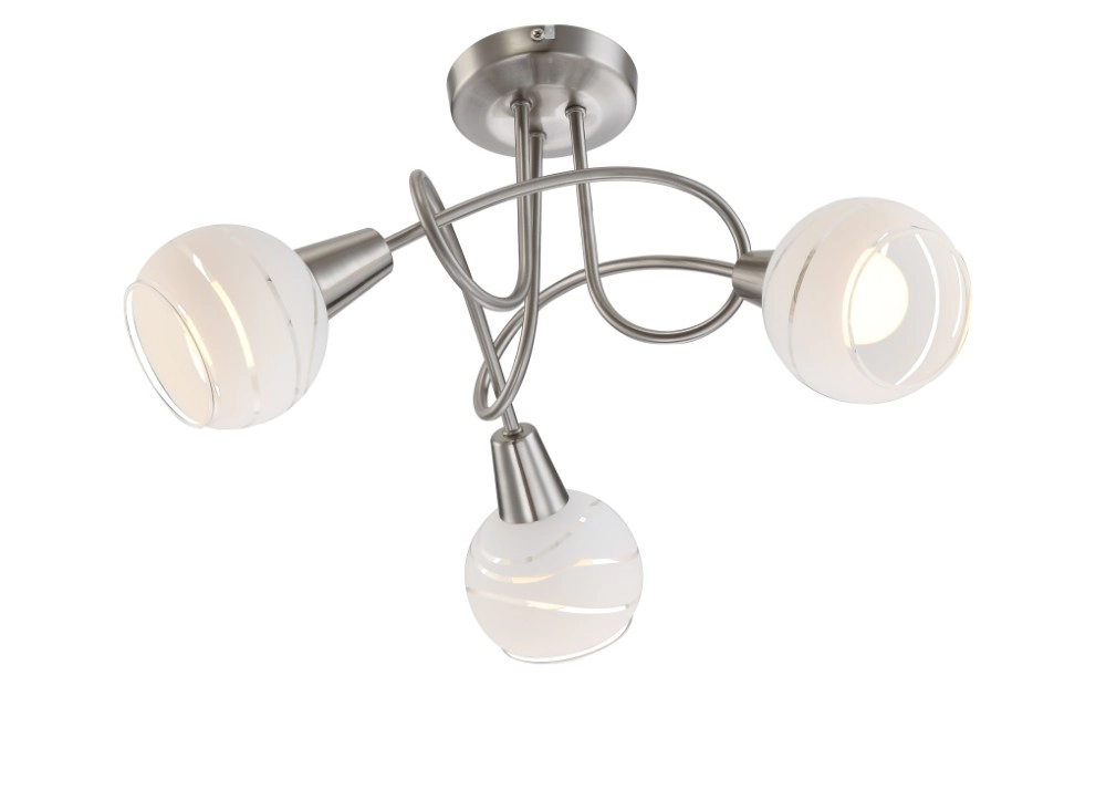 Ceiling lamp Elliott nickel 3-lights