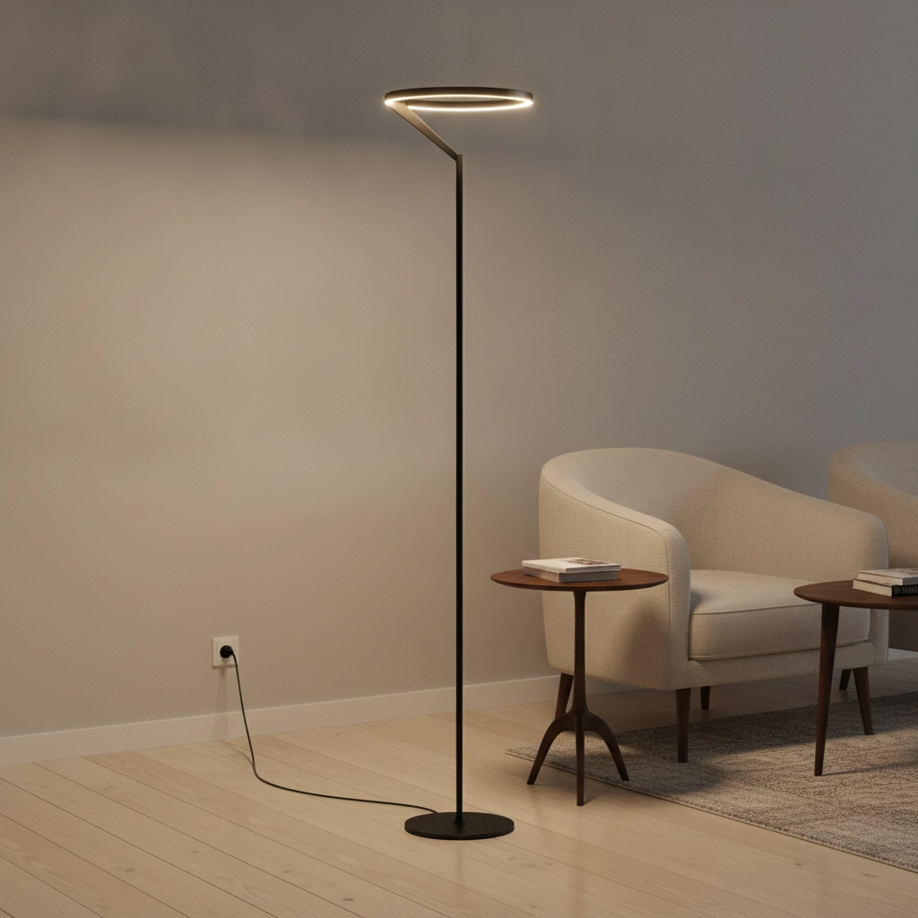Floor lamp Tilia black