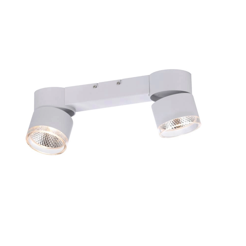 White ceiling lamp Pure Nola 2-light