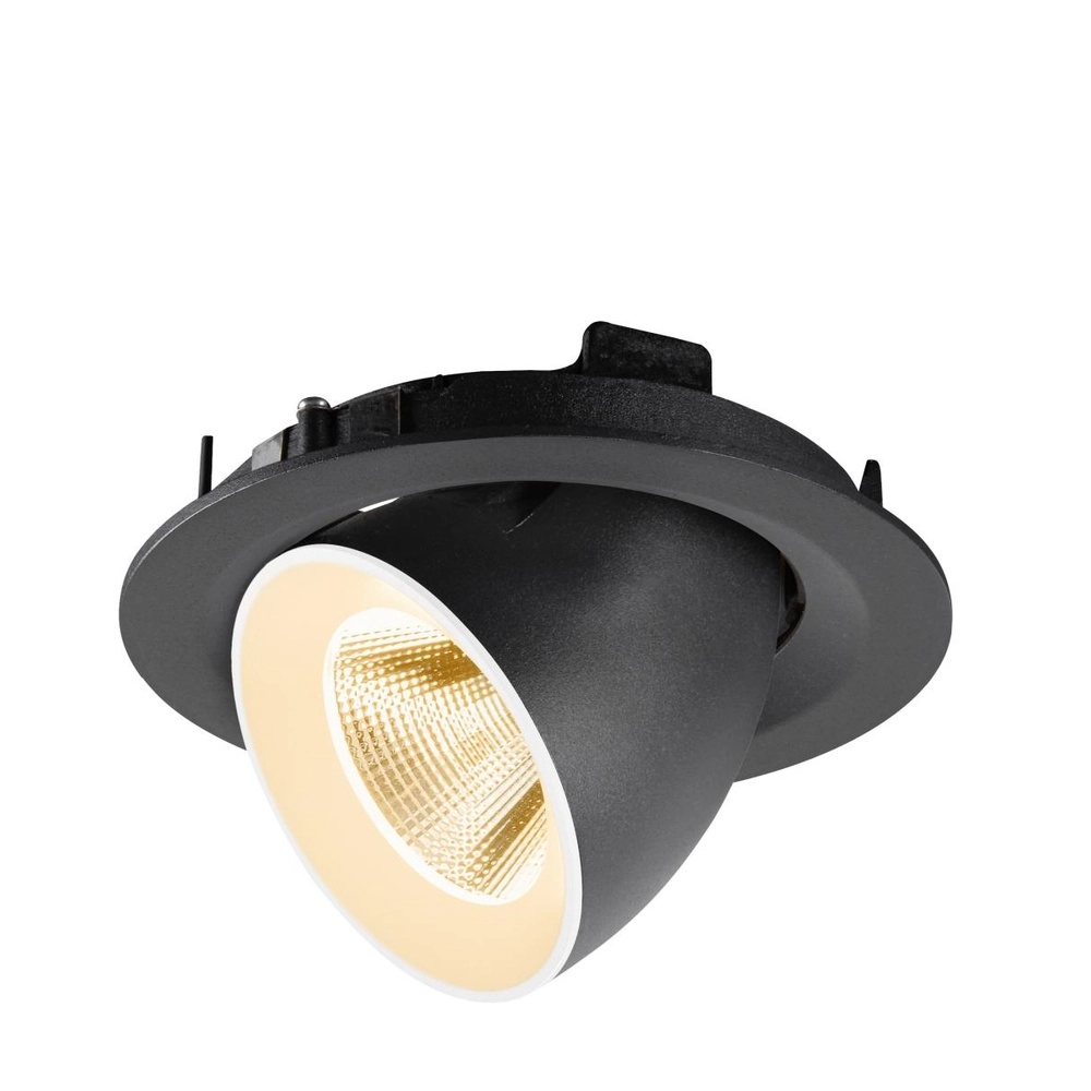 Recessed spotlight Numinos Gimble M black/white 2700K - 20deg SLV 4024163312127