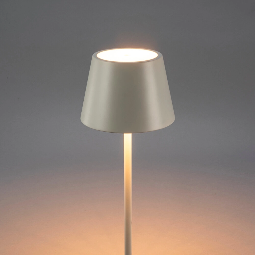 Rechargeable floor lamp Pomezia Medium white KonstSmide 7318307841251