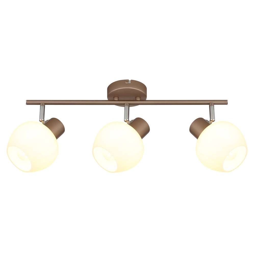 Ceiling lamp Eileen 3-light coffee brown Globo 9007371592562