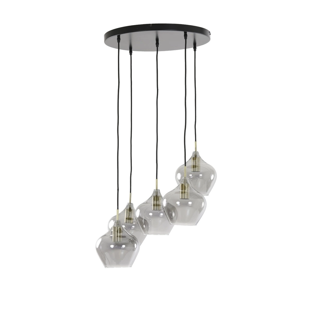 Pendant lamp Rakel 5-light round Light & Living 8717807604578