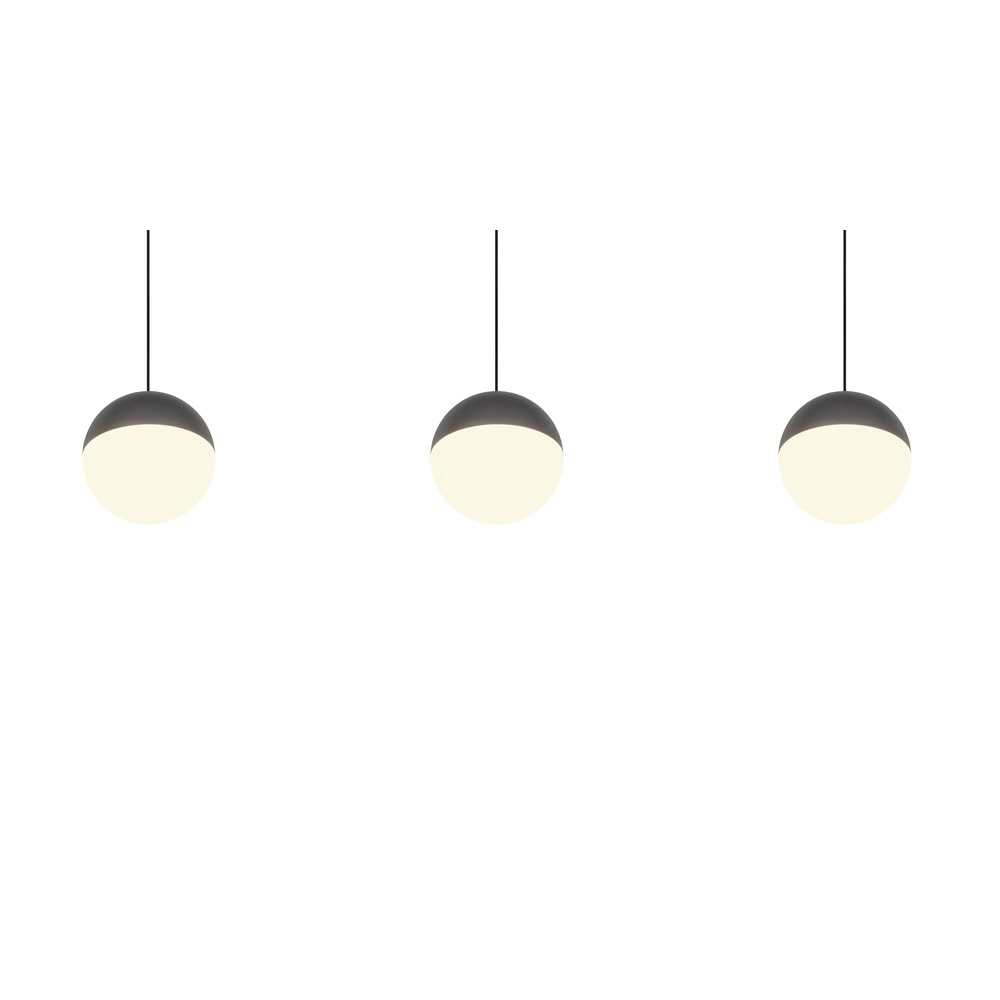 3-light pendant lamp Senta anthracite Trio 4017807697858