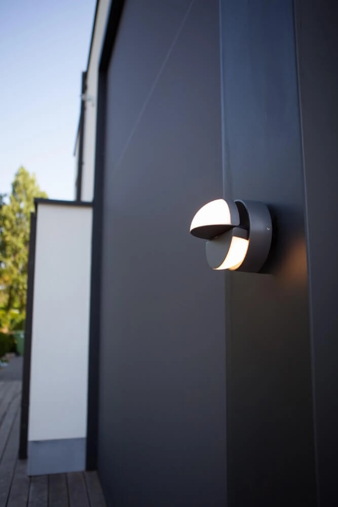 Adjustable wall lamp Eklips anthracite Lutec 6939412049939