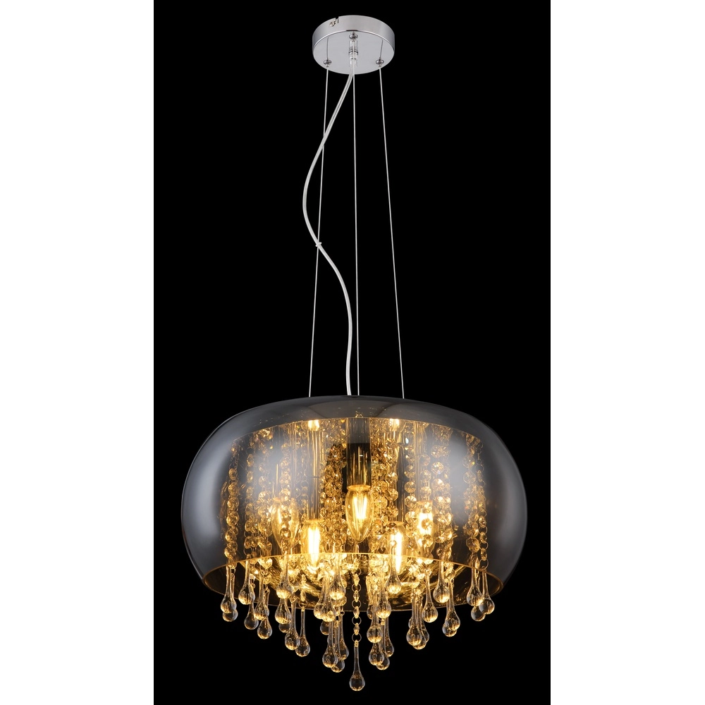 Pendant lamp Kalla Ø 44cm chrome Globo 9007371412938