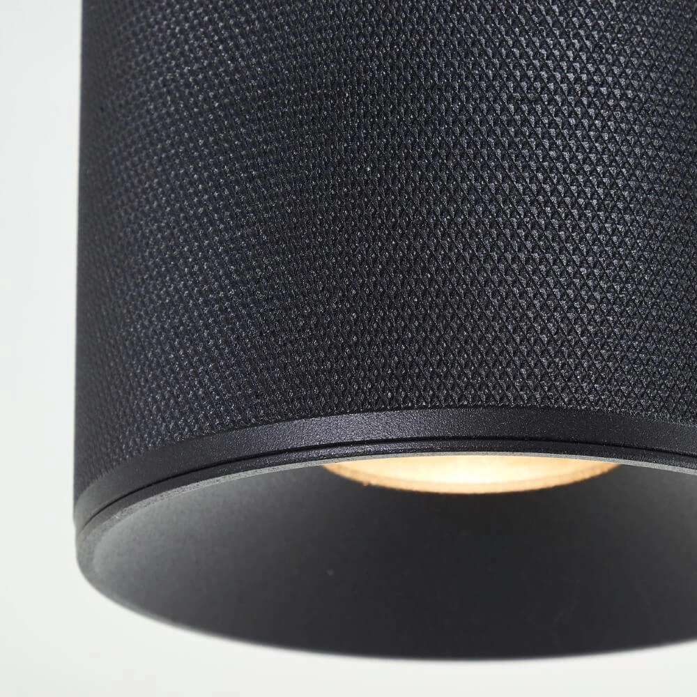 Surface-mounted spotlight Marty black round Ø 10cm Brilliant 4004353438301