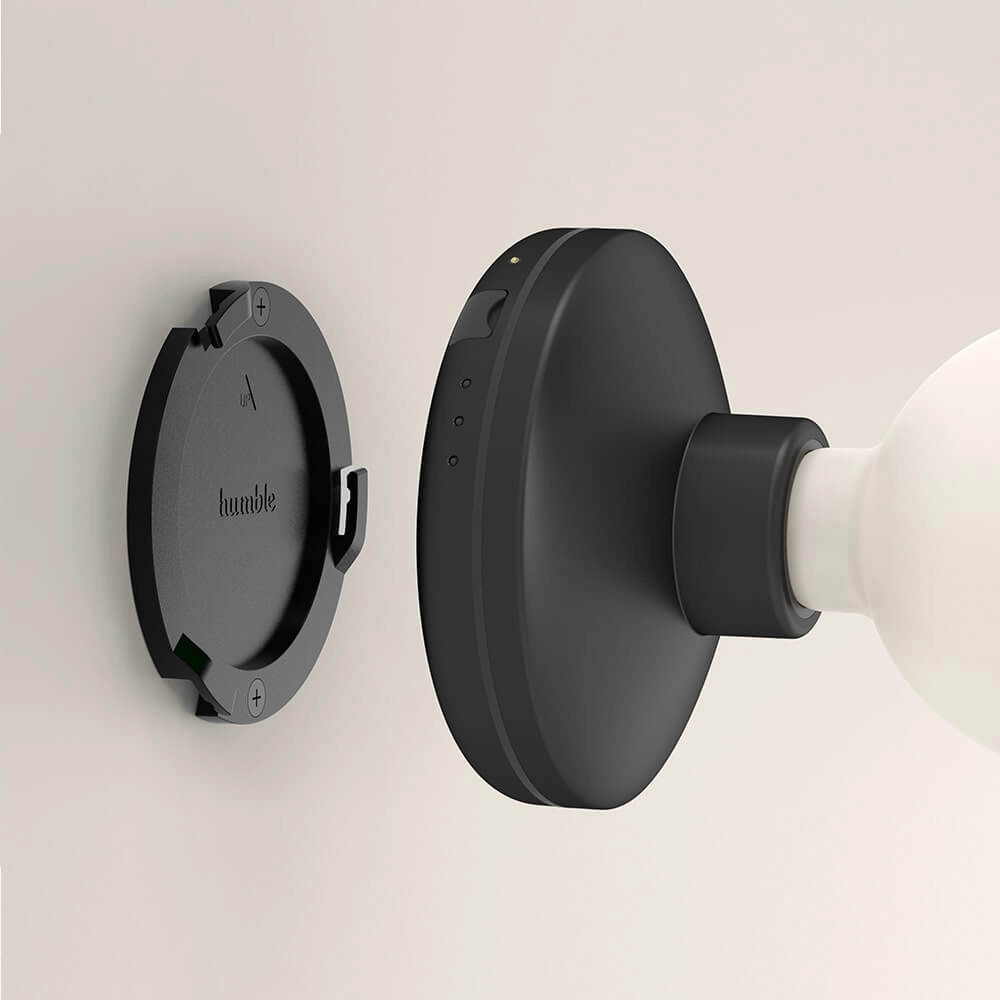 Rechargeable wall lamp Bee Black Smoked Humble 7446023299213