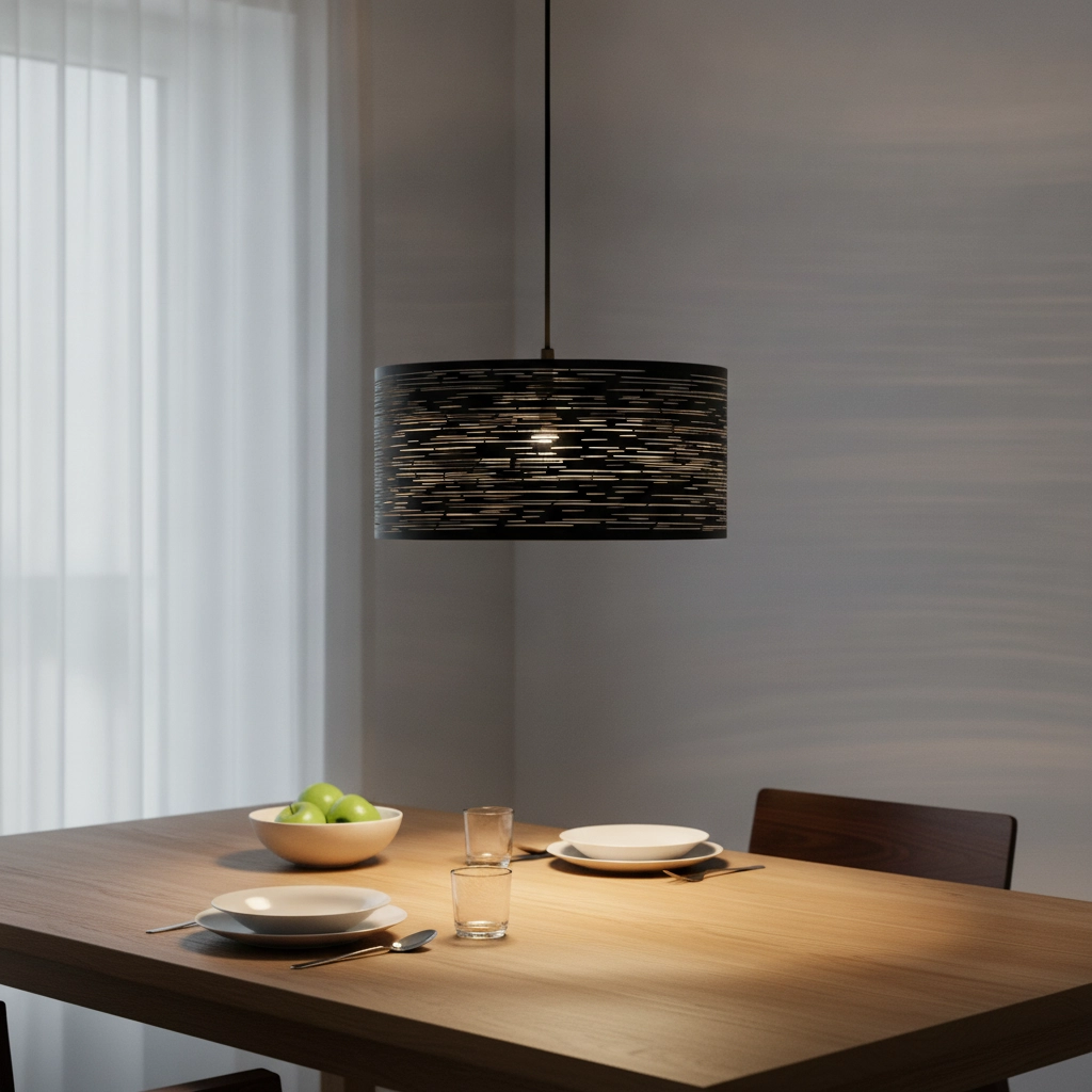 Pendant lamp Zane black