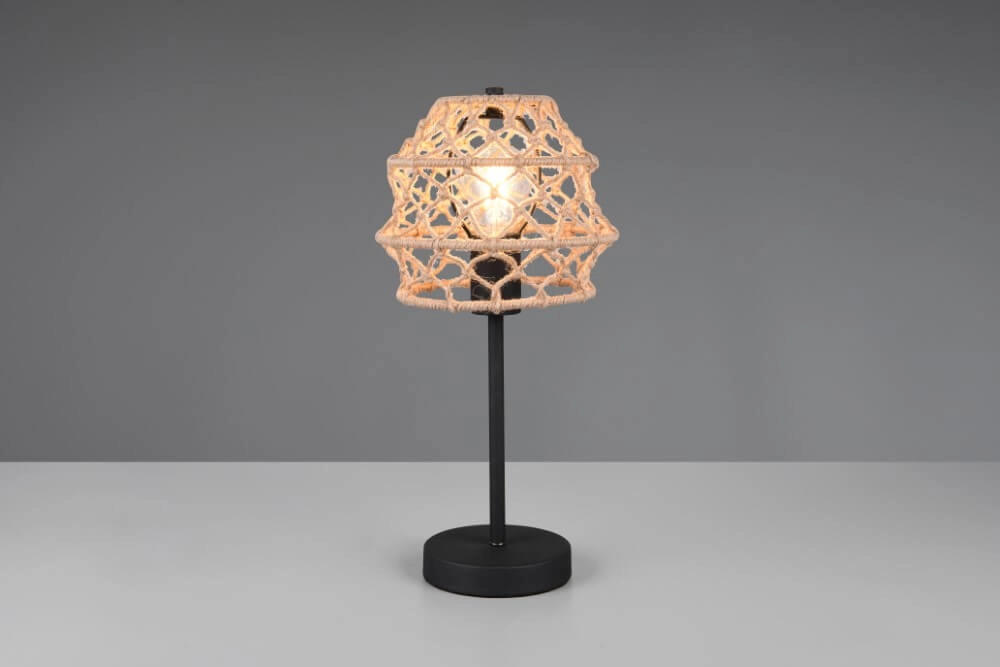 Rattan table lamp Hive Ø 20cm Trio 4017807637229