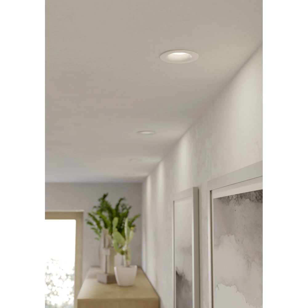 Recessed spotlight Salabate white Ø 8.8cm IP65 Eglo 9008606358854