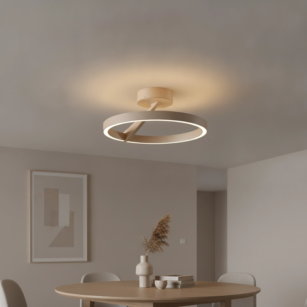 Design ceiling lamp Oregon Ø 33cm - Champagne
