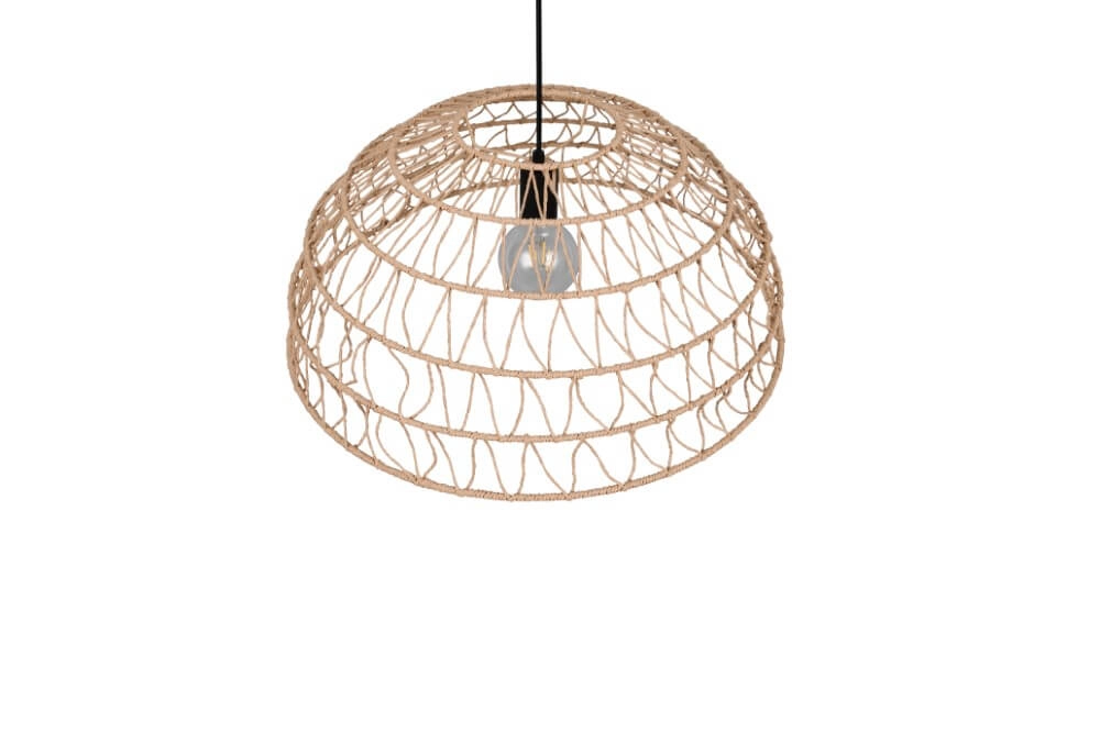 Rattan pendant lamp Paulette Ø 60cm Trio 4017807637533