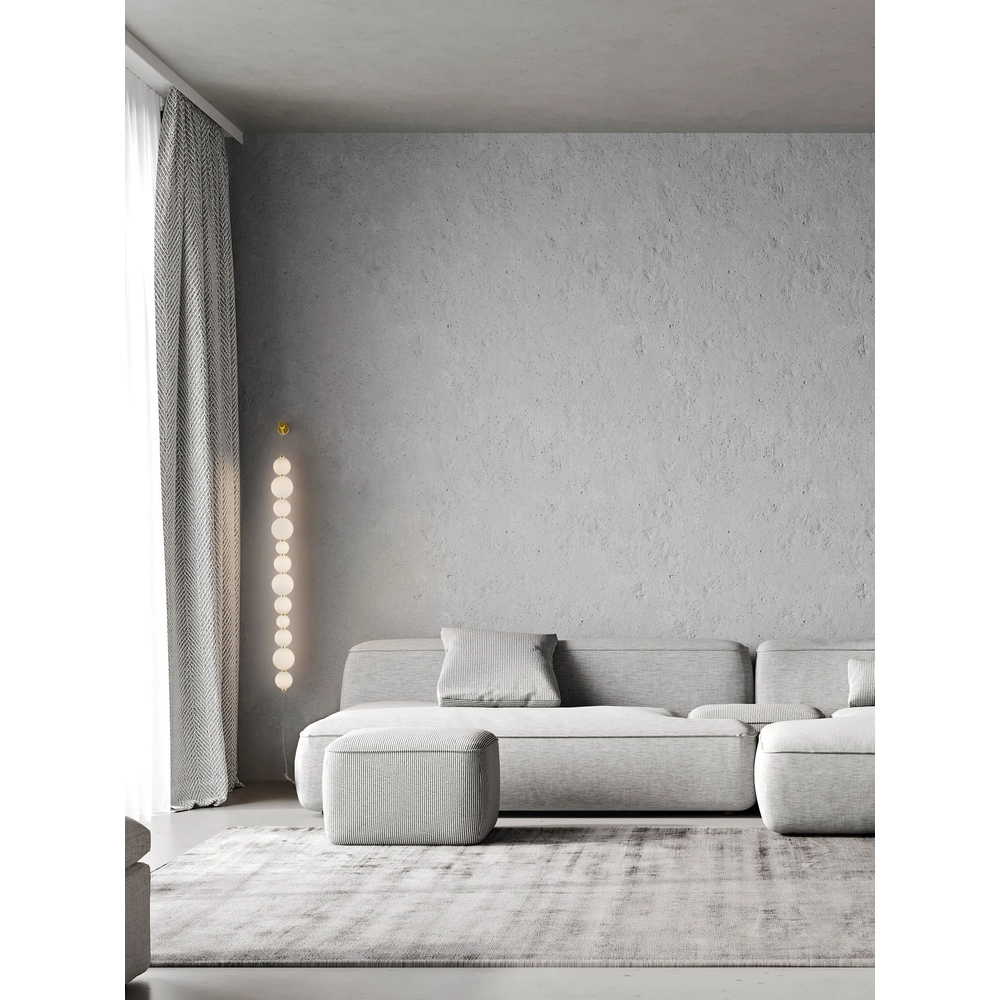 Unique wall lamp Perla Gold