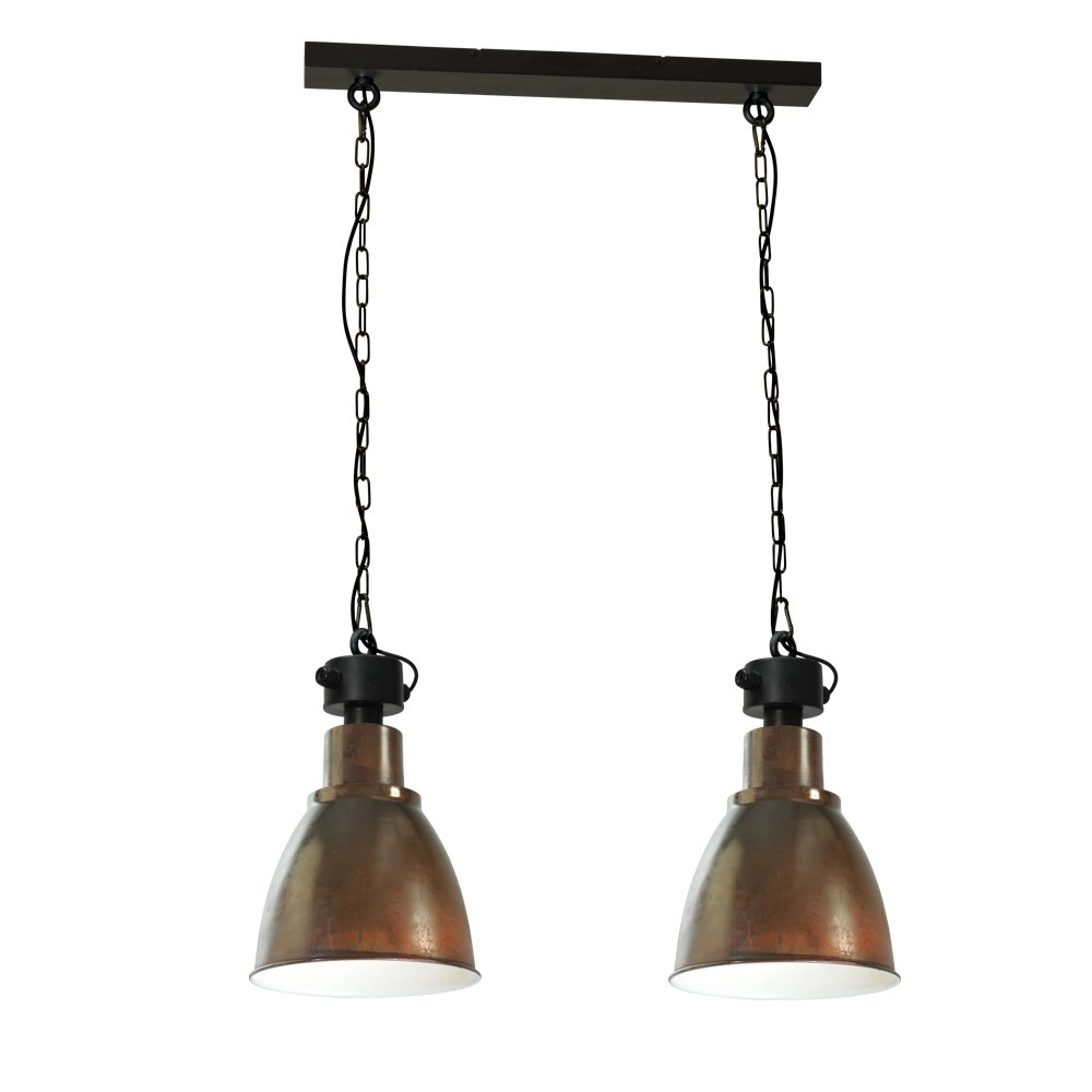 Dining room lamp Industria 2x27 Rustic