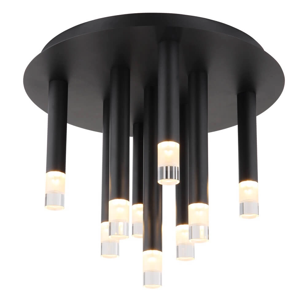 Design ceiling lamp Ryan 9-light black
