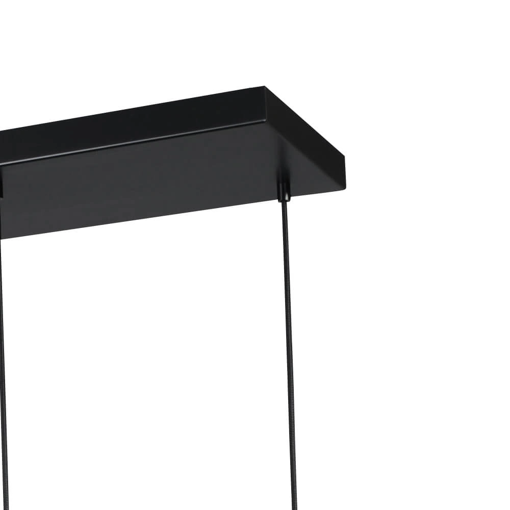 Hanging lamp Lazise 4x Ø 20cm and 2x GU10 black Masterlight 8718121284248