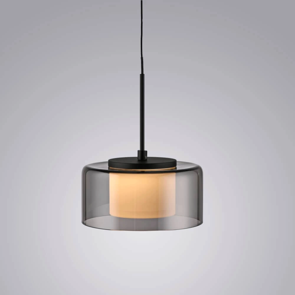 Black pendant lamp Rika modern Paul Neuhaus 4012248383063