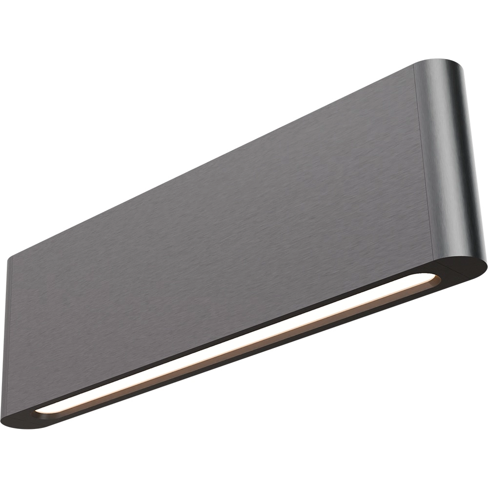 Modern wall spotlight Atina 34cm nickel