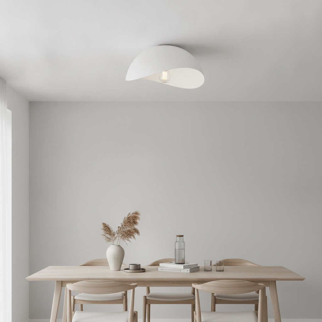 Ceiling lamp Opsi white Ø 30cm