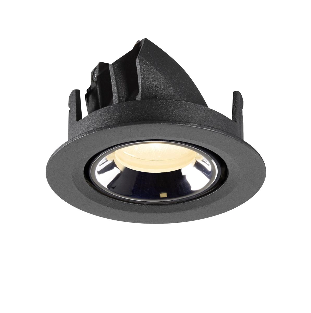 Recessed spotlight Numinos Gimble XS black/chrome 3000K - 20deg SLV 4024163307086