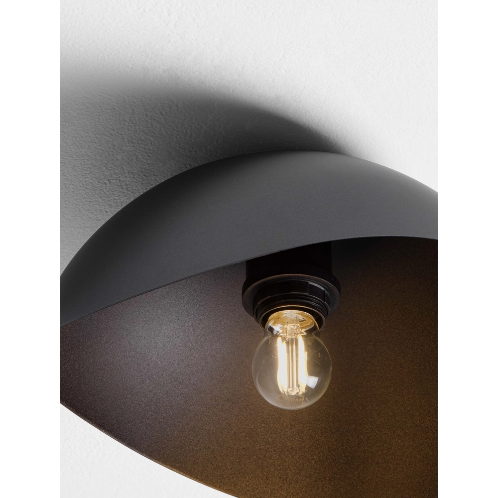 Ceiling lamp Opsi black Ø 30cm Lyora 5212017458070