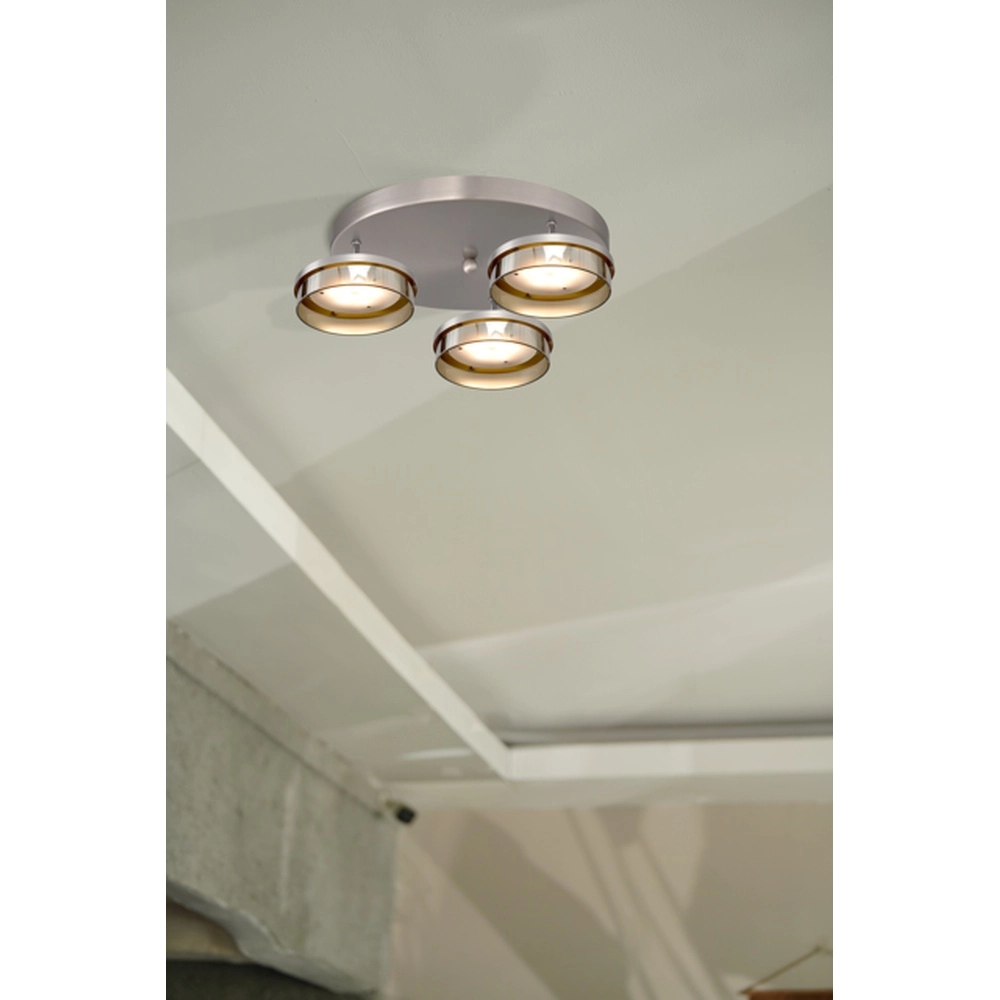Ceiling lamp Imperia 3-light nickel Masterlight 8718121359632