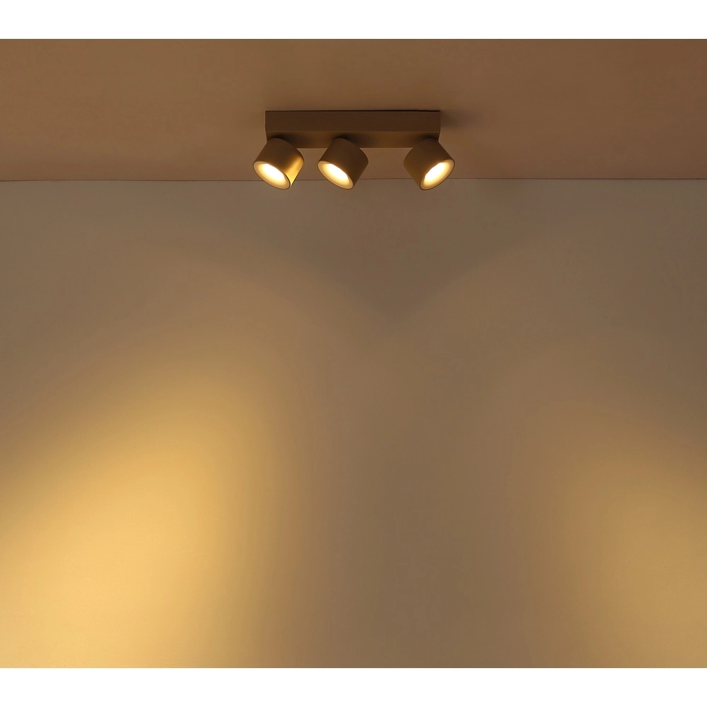 3-light ceiling spotlight Rae sand brown Globo 9007371566877