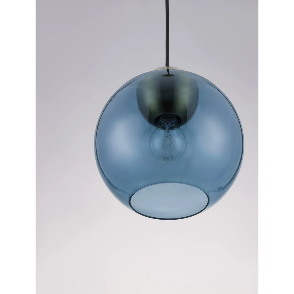 Design pendant lamp Midori blue glass Lyora 5212017434258