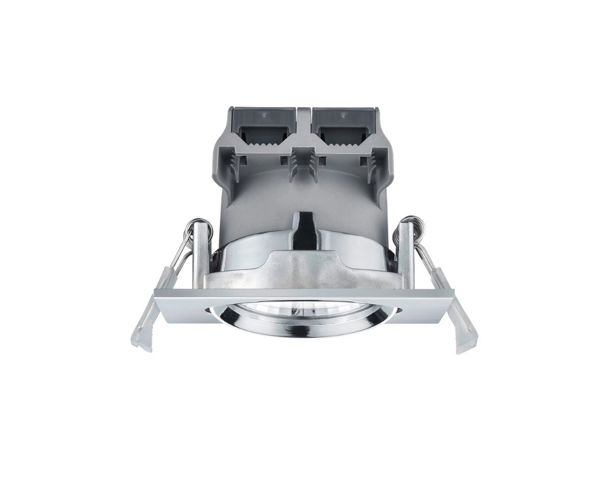 LED recessed spot Pamir Square 5.5w - 3000K - 8.5cm chrome Trio 4017807376630