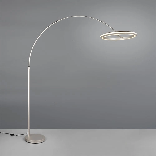 Floor lamp Amador nickel