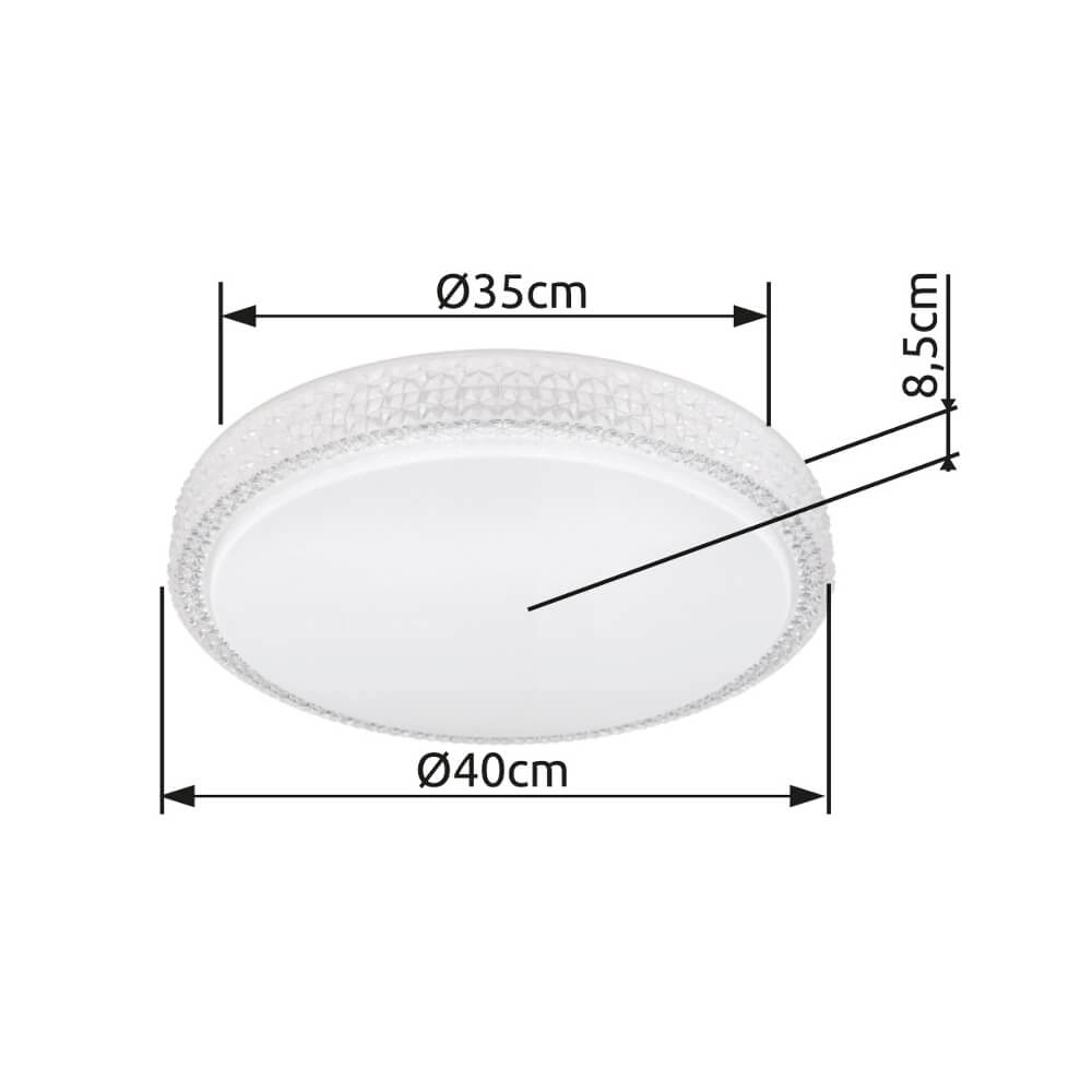 Ceiling light Ovi 2300lm Globo 9007371405008