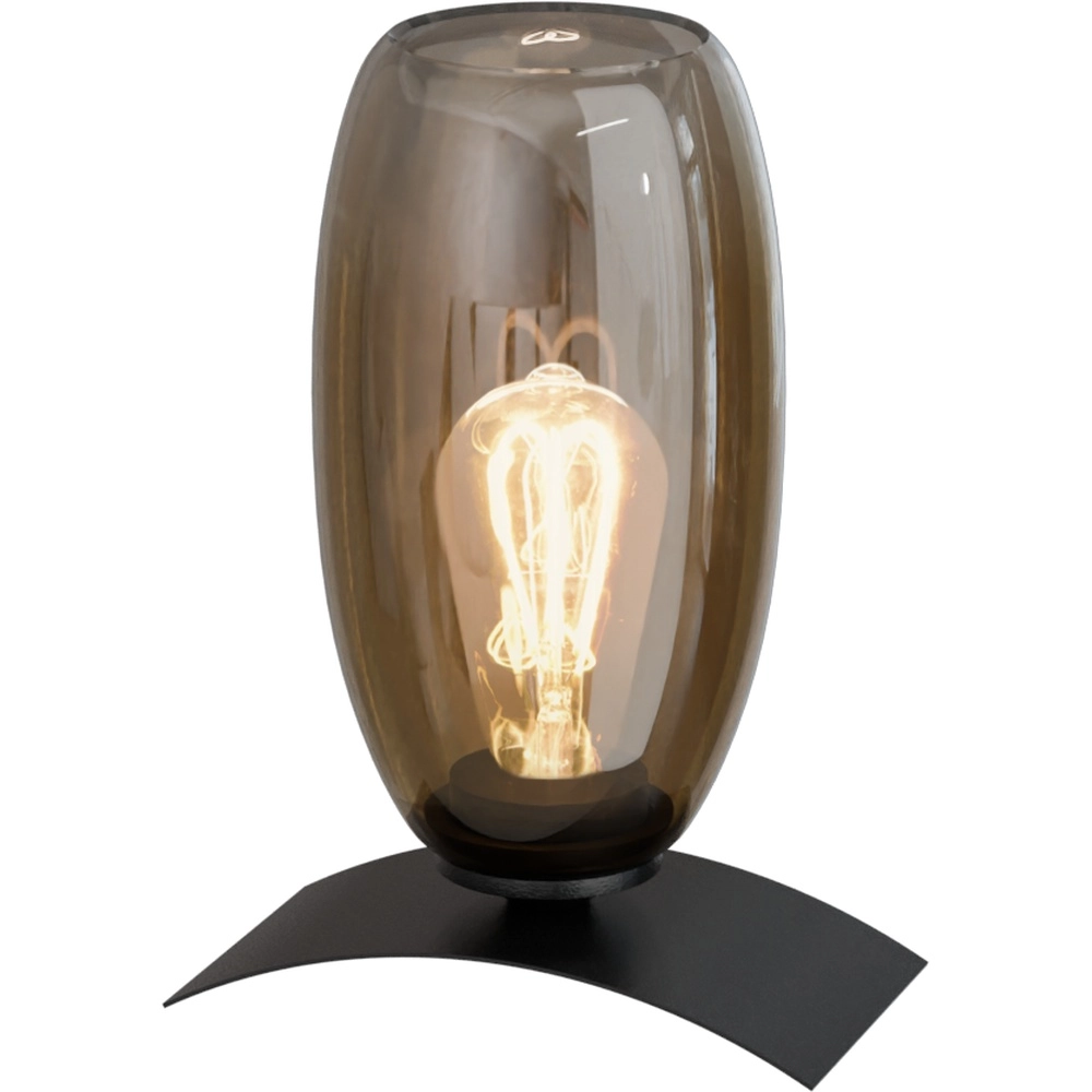 Table lamp Olive Ø12,5cm glass - black