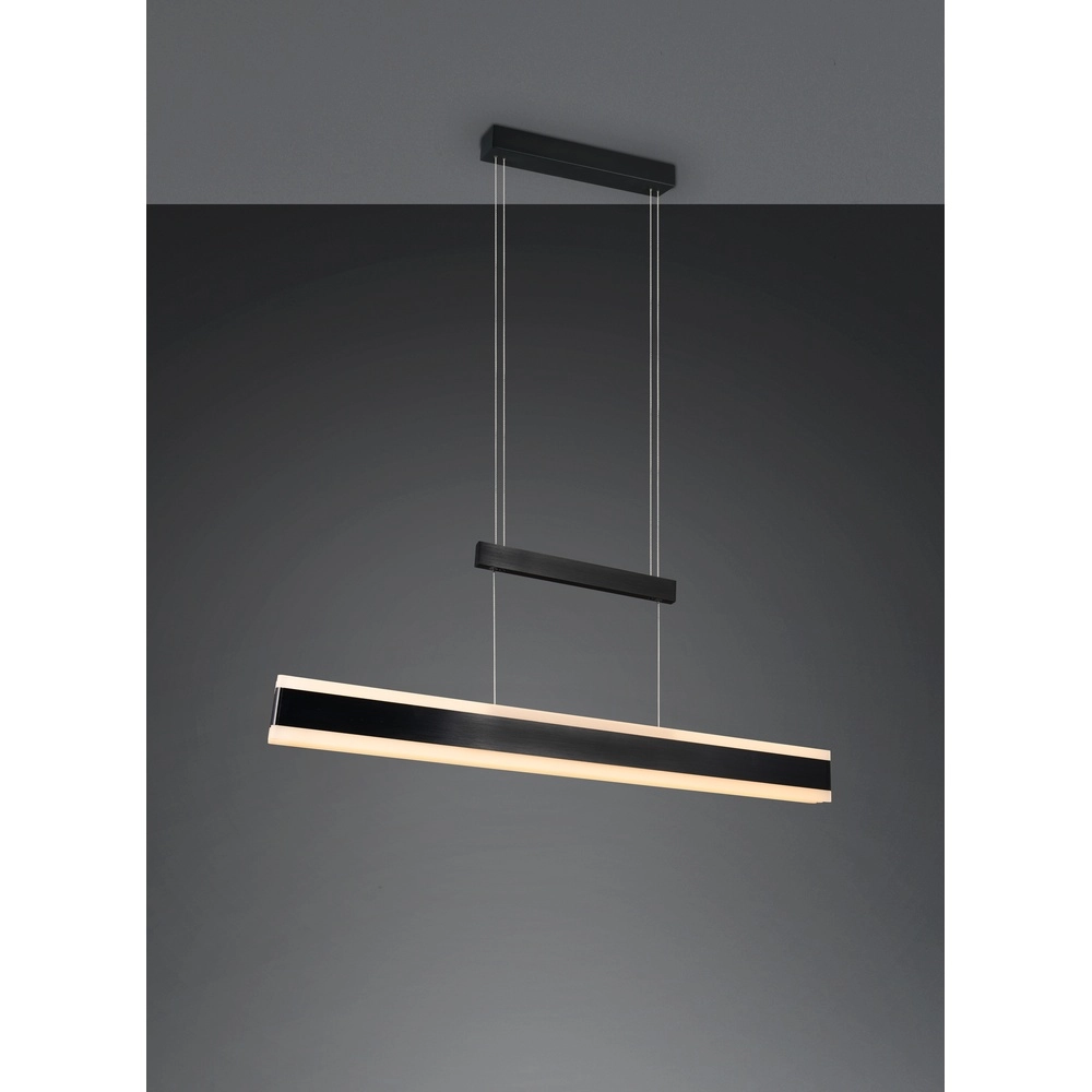 Modern pendant lamp Arcola 152cm black Trio 4017807662016
