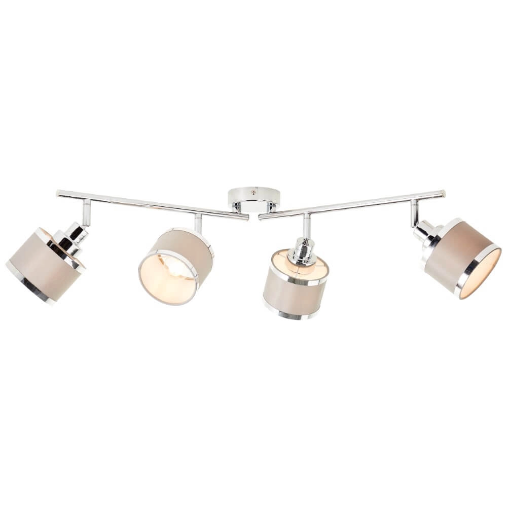 4-light ceiling lamp Alexia Chrome and Gray Brilliant 4004353424151