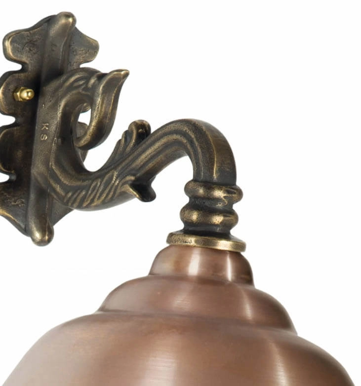 Bronze wall lamp Chateau with copper shade KS Verlichting 8714732129602