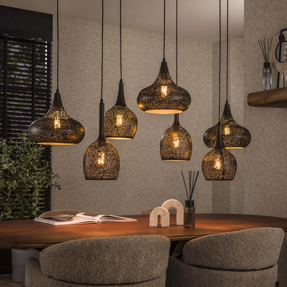 Dining table pendant lamp Zip 7x E27
