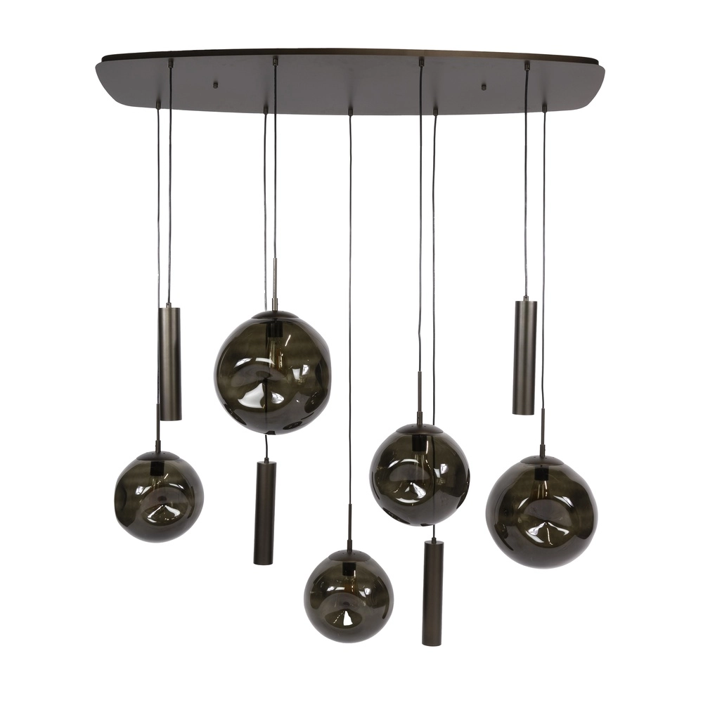 Dining table pendant lamp Stellar 5x E27 + 4x GU10 Lyora 8716803511712