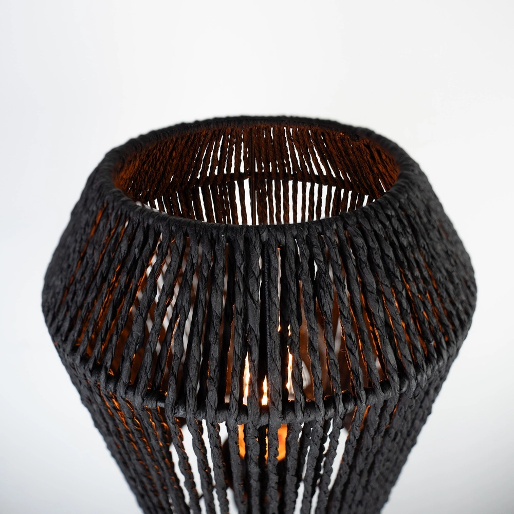 Rope Floor Lamp Persley Ø 22cm - black Eglo 9002759441081