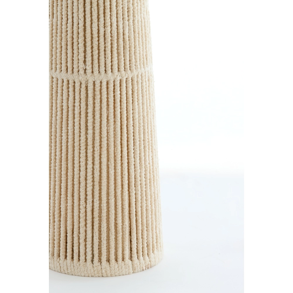 Sand floor lamp Michiel 160cm - chenille cream Light & Living 8717807786151