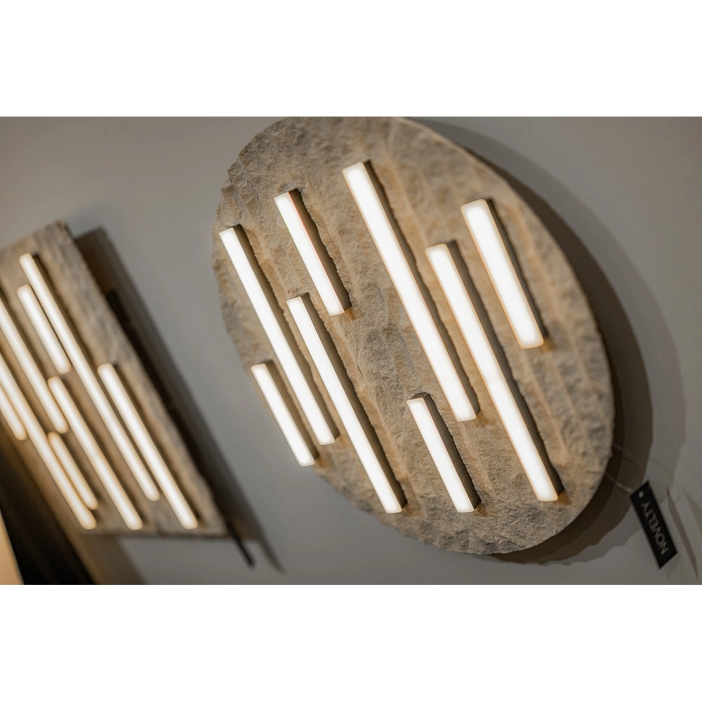 Ceiling lamp Campomarino sand brown Ø 48cm