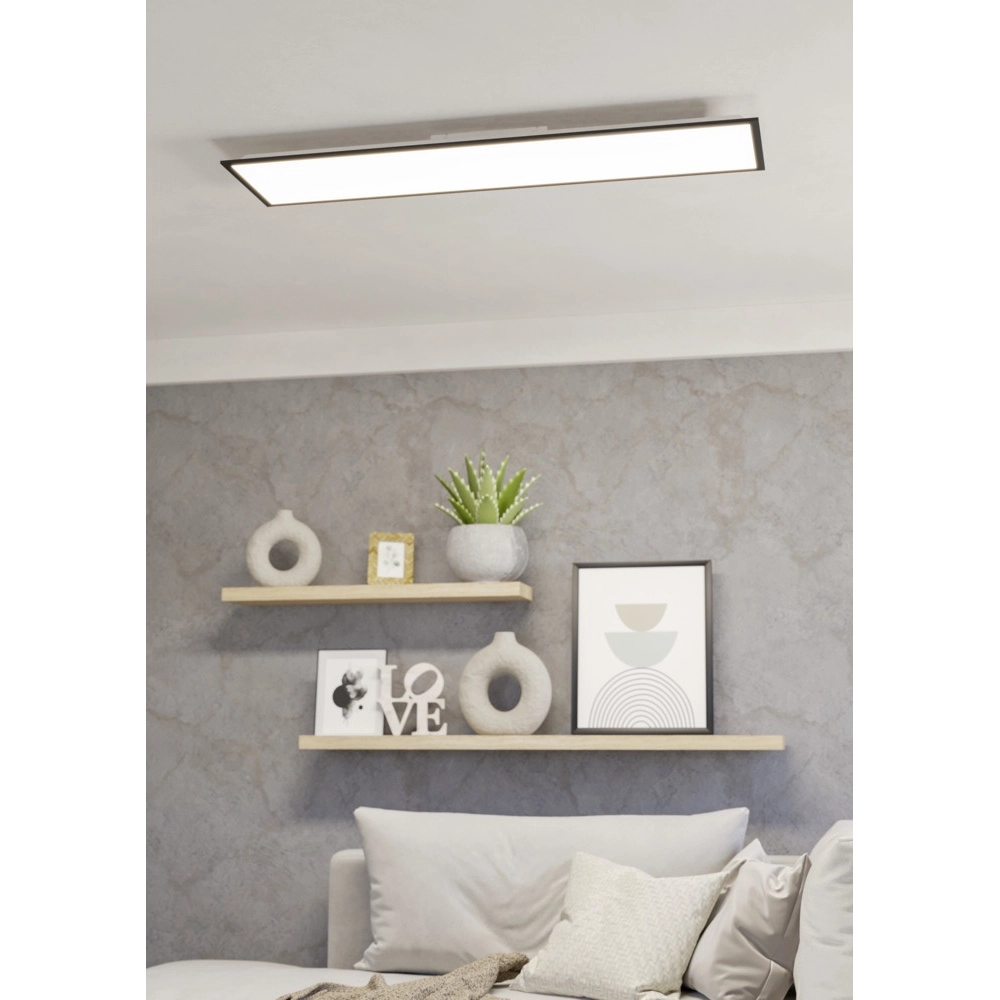Ceiling lamp Moradillo 3-step CCT black 29.5cm Eglo 9008606340026