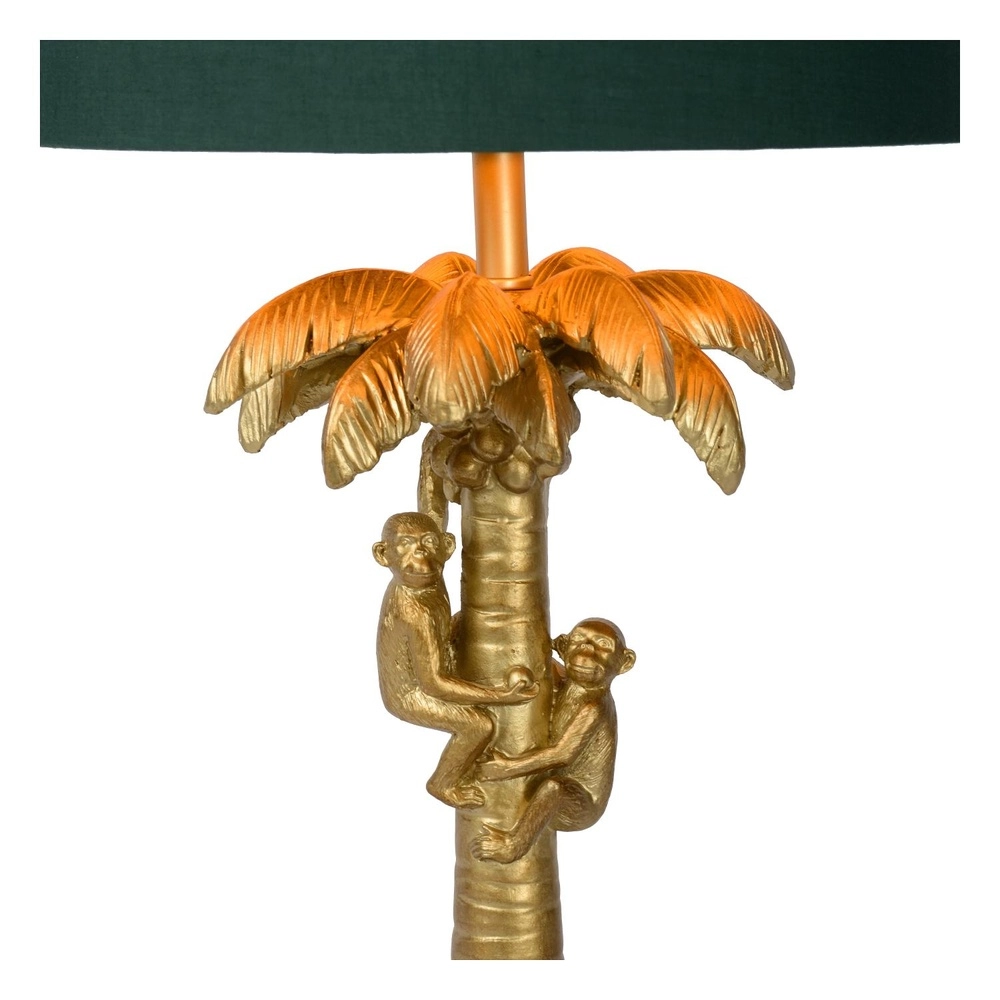 Table lamp Extravaganza Coconut gold with green cap Lucide 5411212105240