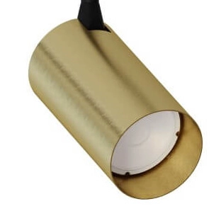 Golden ceiling spotlight Mono Long tiltable Lyora 5903139773195