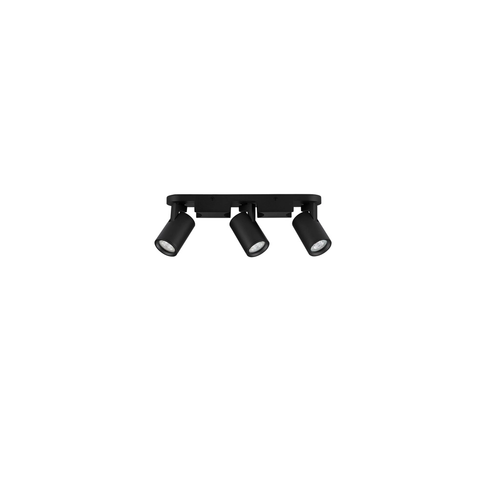Ceiling spotlight Esto 3-light black Lyora 5212017453457