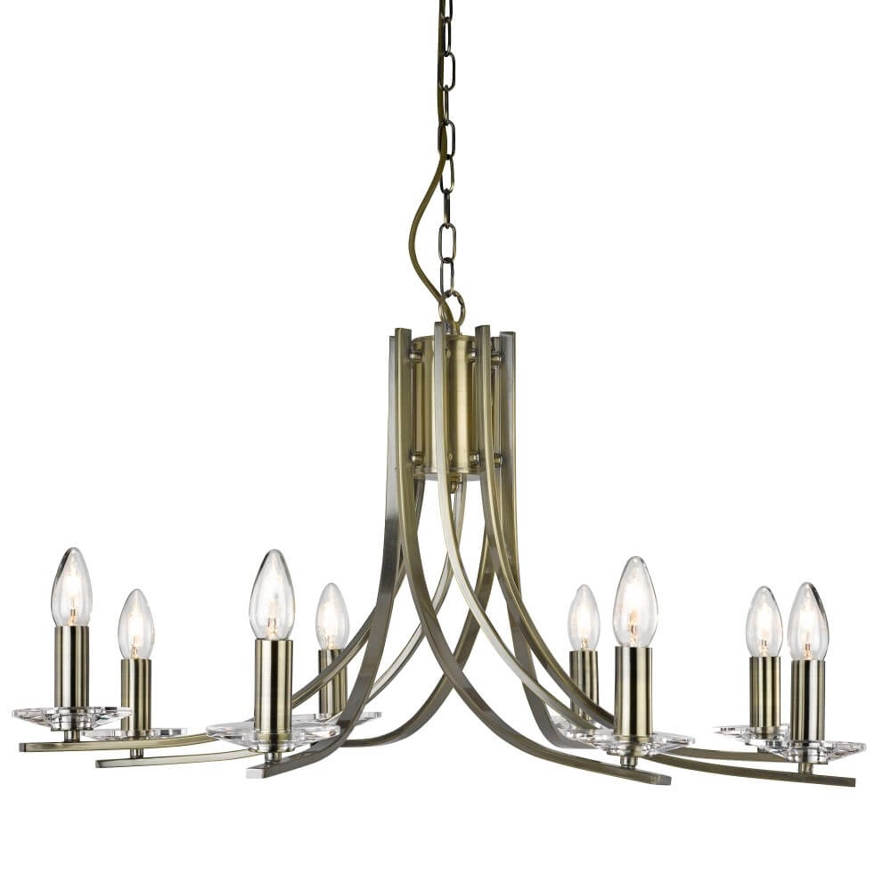Brass hanging lamp Ascona Ø 75cm