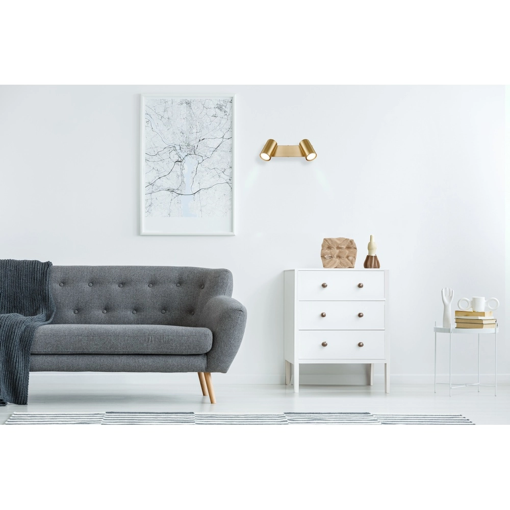 Ceiling lamp 2-lights Robby Gold Globo 9007371455072