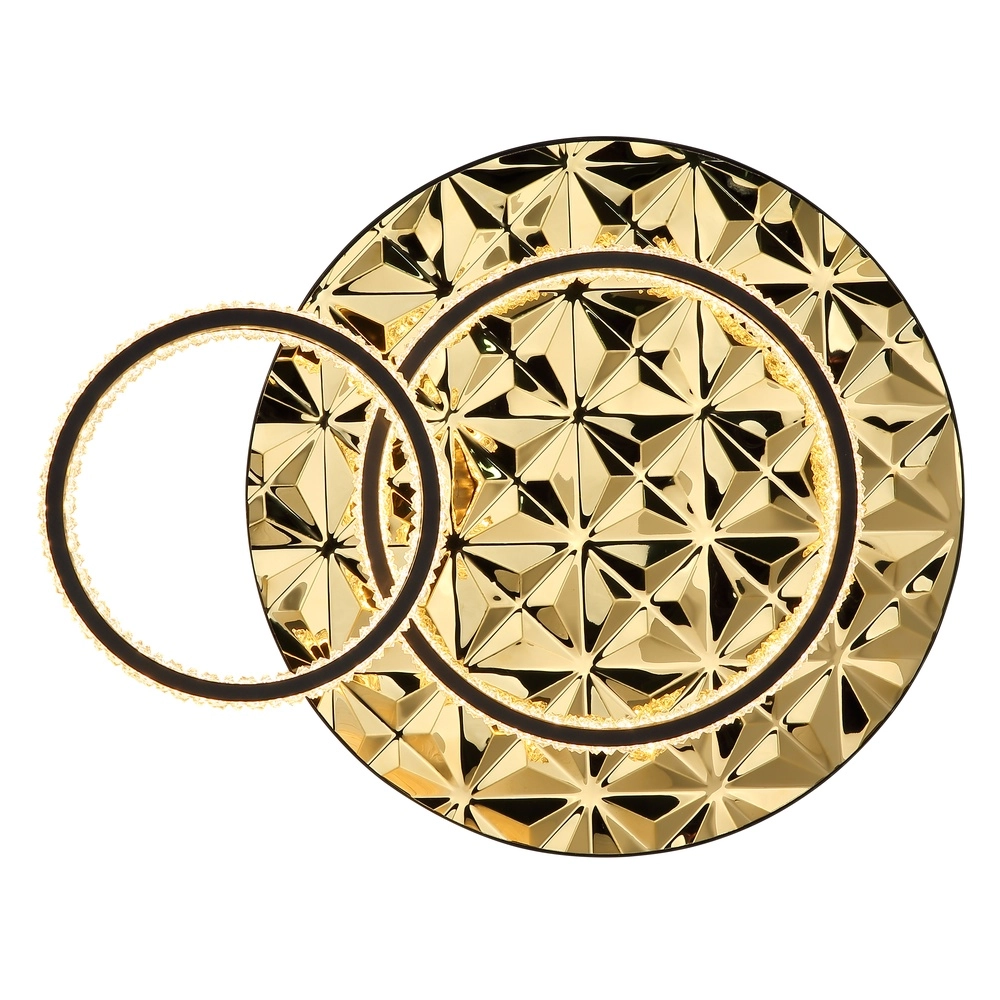 Design ceiling lamp Della Ii black with gold Globo 9007371575190