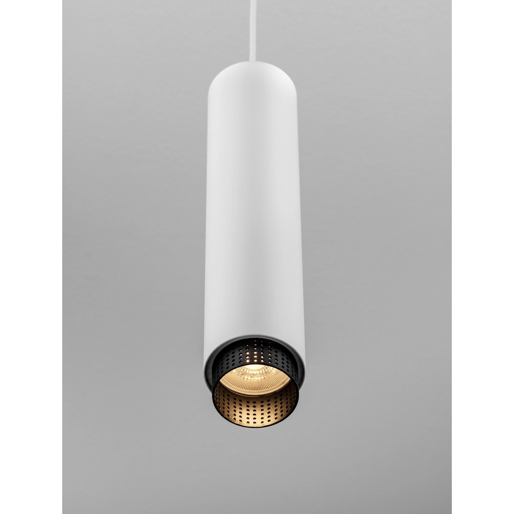 Pendant lamp Nessi white with black Lyora 5212017475176