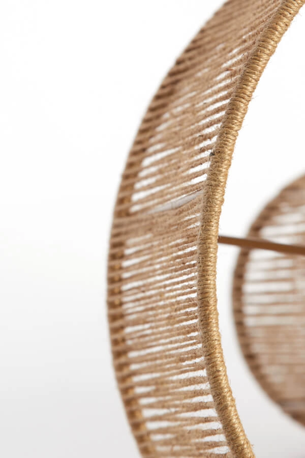 Rattan table lamp Lavatera Ø 30cm Light & Living 8717807676193